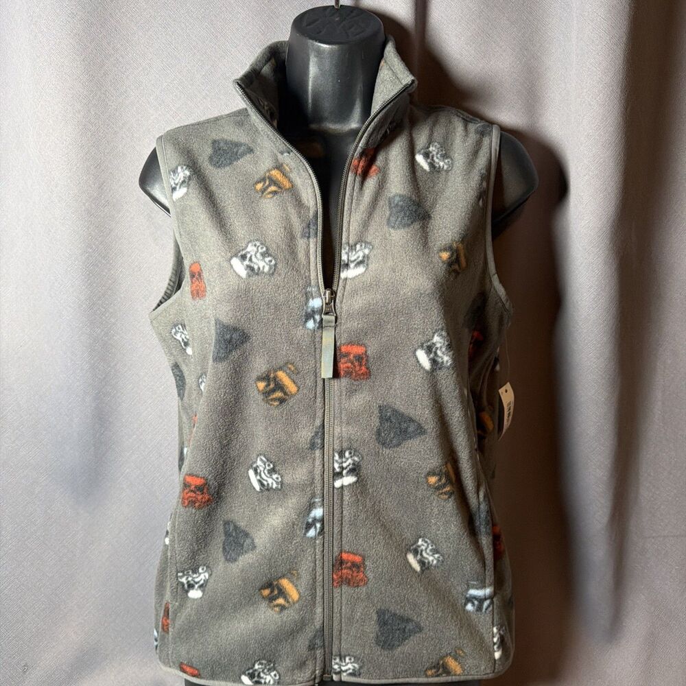 Star Wars Fleece Vest Kids XL Gray NWT-151